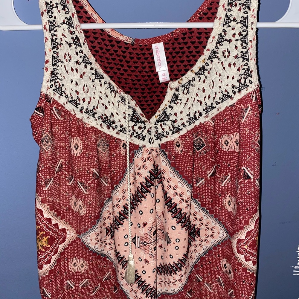 Patterned tank top